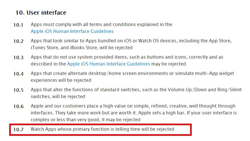 Apple Store Review Guidelines For Apple Watch