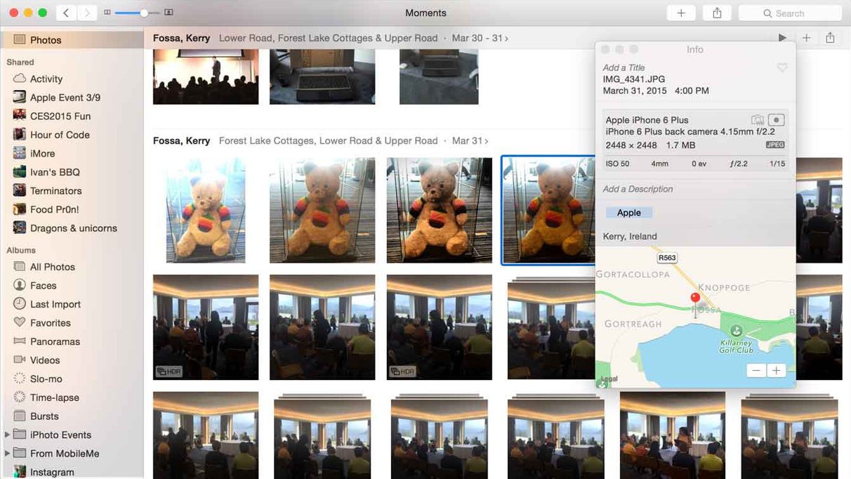 Edit Info Of A Picture Or Video Using Photos For OS X