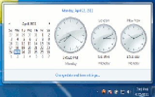 Windows 7 - Get A Constant Overview Of Several Time Zones