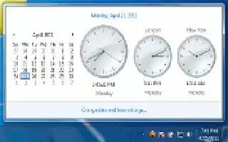 Windows 7 – Get A Constant Overview Of Several Time Zones