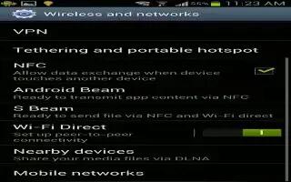 How To Use WiFi Direct On Samsung Galaxy S3