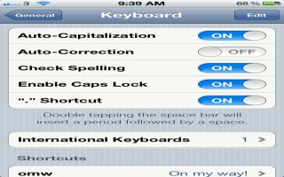 How To Auto-Correct And Spell Check On iPhone 5