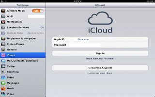 How To Use iCloud On iPad