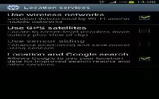 How To Customize Location Services On Samsung Galaxy S3