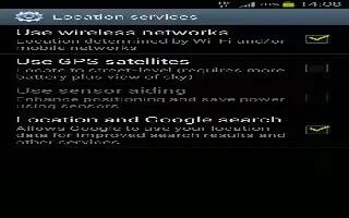 How To Customize Location Services On Samsung Galaxy S3