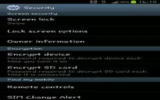 How To Customize Security And Lock Screen On Samsung Galaxy S3