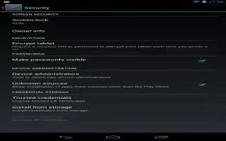 How To Encrypt Your Nexus 7