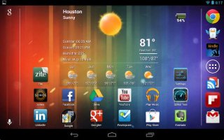 How To Browse Home Screens On Nexus 7