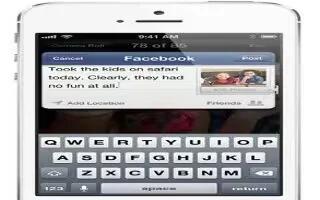 How To Use Sharing On iPhone 5