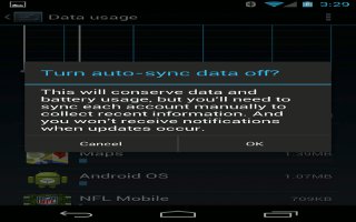 How To Configure Sync Options On Nexus 7