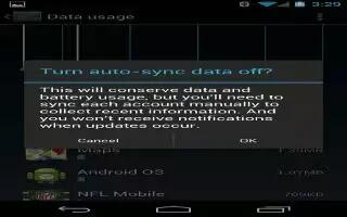 How To Configure Sync Options On Nexus 7