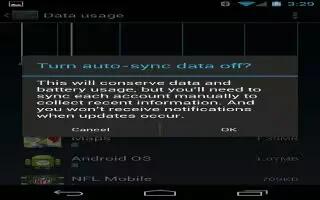 How To Configure Sync Options On Nexus 7