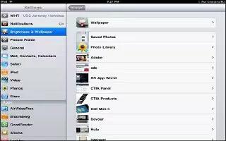 How To Change Wallpaper On iPad