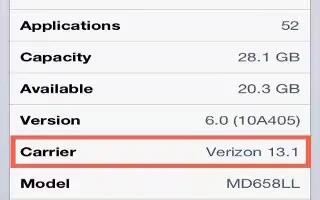 How To Use Carrier On iPhone 5