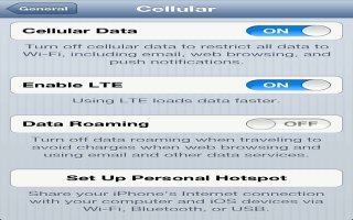 How To Use Cellular On iPhone 5