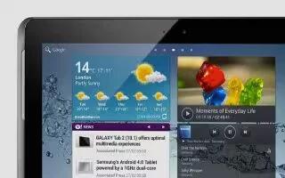 How To Use Folders On Samsung Galaxy Tab 2