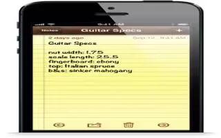 How To Use Notes On iPhone 5