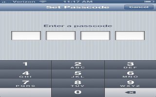 How To Use Passcode And Data Protection On iPhone 5