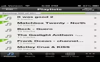 How To Use Playlists On iPhone 5