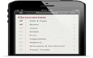 How To Use Reminders On iPhone 5