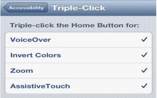 How To Use Triple Click Home On iPhone 5