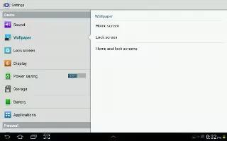 How To Use Wallpapers On Samsung Galaxy Tab 2