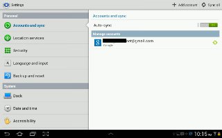 How To Set Up Accounts On Samsung Galaxy Tab 2