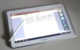 How To Use Handwriting Feature On Samsung Galaxy Tab 2