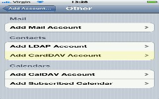 How To Setup LDAP And CardDAV Accounts On iPhone 5