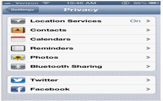 How To Customize Privacy Settings On iPhone 5