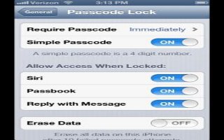 How To Secure Data Your iPhone 5