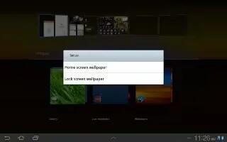 How To Set Picture As Wallpaper On Samsung Galaxy Tab 2