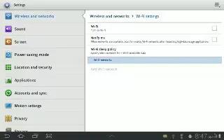 How To Use Wi-Fi on Samsung Galaxy Tab 2