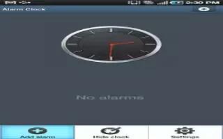 How To Use Alarm On Samsung Galaxy Tab 2.