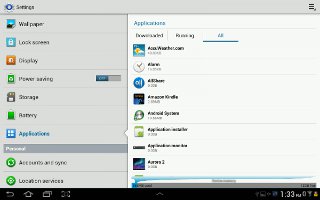 How To Use Application Manager On Samsung Galaxy Tab 2