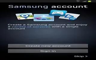 How To Use Samsung Account On Samsung Galaxy Note 2