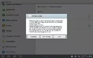 How To Customize Software Update On Samsung Galaxy Tab 2