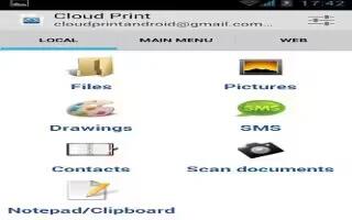 Cloud Print App For Samsung Galaxy S3