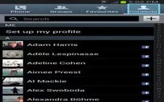 How To Use Contacts On Samsung Galaxy Note 2