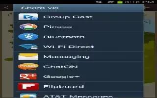 How To Share AllShare Play Screen Via Group Cast On Samsung Galaxy Note 2