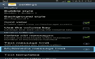 How To Use Message Settings On Samsung Galaxy Note 2