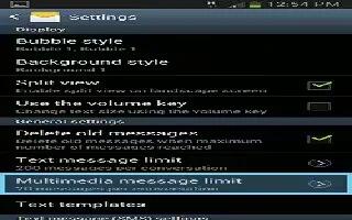 How To Use Message Settings On Samsung Galaxy Note 2