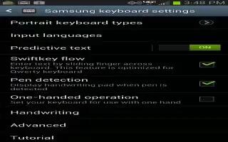 How To Use Predictive Text On Samsung Galaxy Note 2