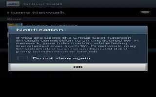 How To Share Images Via Group Cast On Samsung Galaxy Note 2