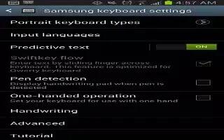 How To Use Samsung Keyboard Settings On Samsung Galaxy Note 2