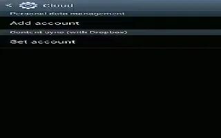 How To Use Cloud On Samsung Galaxy Note 2