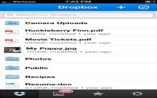 Dropbox For iOS Update Adds Features And Notifications