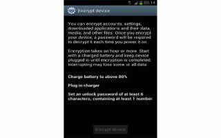 How To Encrypt Your Samsung Galaxy Note 2
