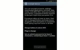 How To Encrypt Your Samsung Galaxy Note 2