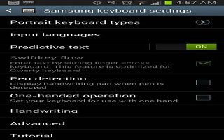 How To Use Predictive Text Advanced Settings On Samsung Galaxy Note 2